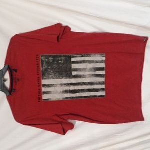 Buffalo David Bitton USA flag men's t-shirt XL